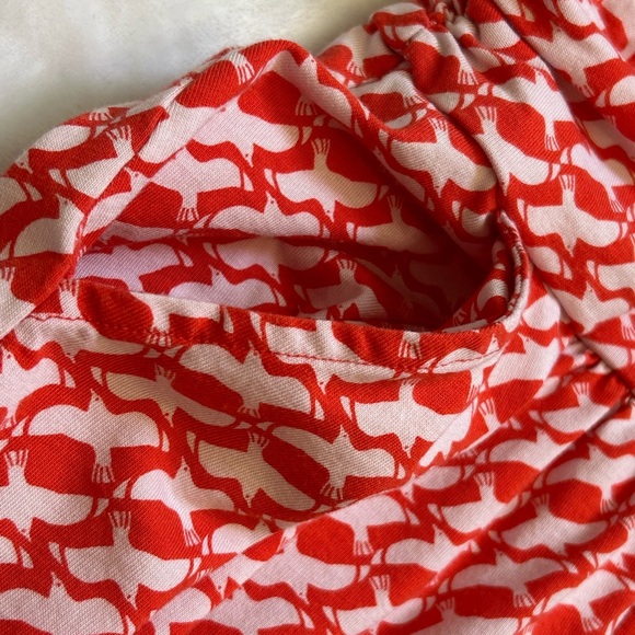 Boden Bird Print Dress - Picture 7 of 8